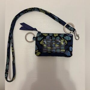 Floral Lanyard ID and Key Holder